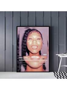 1pc Unframed, Bundle Music Album Cover Posters, Music Rapper, Savage Mode Poster, American Dream, Without Warning, Tải xuống kỹ thuật số - Nhiều màu - Xem 9