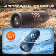 JBL Altavoz Bluetooth portátil FLIP7 Calidad de sonido mejorada con IA Altavoz Track Reproducción de audio sin pérdida USB-C Diseño avanzado resistente al agua y al polvo Múltiples conexiones inalámbricas Batería de alta eficiencia Negro y naranja