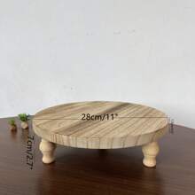 1 pezzo Supporto decorativo in legno, Piedistallo moderno in stile fattoria, Organizer per ripiano del bagno, Portasaponetta in stile fattoria per decorazione cucina, Supporto in legno per decorazione casa e cucina, Vassoio rustico per ripiano del bagno e organizer per top