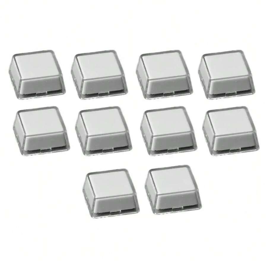 Transparent Keycaps Double-Layer Key Caps Removable Paper Clips Custom Keyboard Keycaps MX Switch Keycap Shell Protection - A - View 1