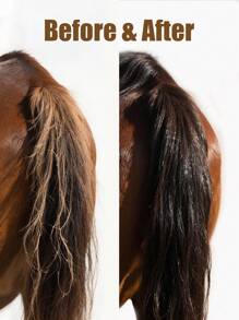 GJYC PET Huile pour crinière et queue de cheval à l'odeur de melon fruité - Renforce, brille et répare les pointes fourchues | Mélange de jojoba, macadamia et kératine | Démêlage facile et lisse, protection contre la chaleur et les UV (100 ml)