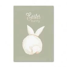 1 件现代复活节兔子萝卜蛋春花海报印刷品幼儿园帆布画墙面艺术客厅家居装饰可选画框