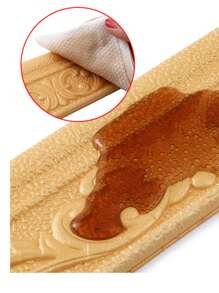 Peelable Sticker Base, Home Decoration Self-Adhesive Floor Base Sticker, Special Design Skirting Sticker, PVC Material Wall Sticker, Waistline Sticker