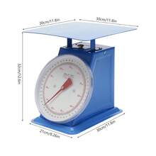 HOHOBLA 110Lbs Mechanical Dial Scale, Mechanical Food Scales For Kitchen, High Accuracy Mechanical Retail Store Scale, Heavy Duty Industrial Dial Scale For Supermarket, Food Market, Snack Shop