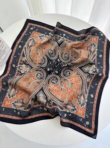 Un foulard de haute qualité pour femme, idéal pour le printemps et l'été. Un foulard élégant pour le cou, léger et pratique pour tous les jours, pouvant également être porté en bandana, serre-tête ou tour de tête, pour parfaire votre look