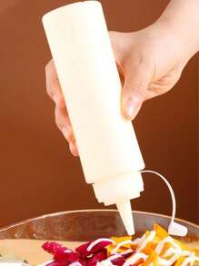 5pcs/3pcs/2pcs/1pc Squeeze Bottle, Home Use Condiment Bottle, Sauce Bottle, Juice Bottle, Squeeze Bottle, Kitchen Oil Bottle, Refill Bottle, Water Bottle