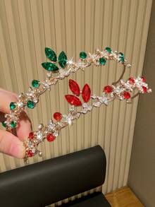 1/2pcs Women's Fashion Crystal Crown, High-End, Suitable For Model Runway, Bride Wear, Birthday Party Tiara Hair Garland Costume Crown