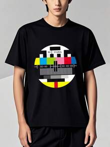 Men's Anime Manga Girl Graphic T-Shirt - Perfect Gift For Relatives And Friends All Seasons. 220g Pure Cotton Round Neck Single Side Printed T-Shirt. Machine Washable. Sizes: S-XXL