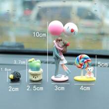 1 Piece Of Creative Car Interior Decoration Products, Cartoon Cute Couple Car Ornaments For Women Storage Organizer Travel Essentials Back To School Dormitory Storage Fall Decor