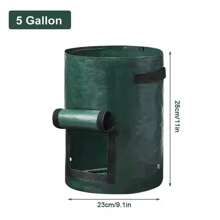Garden Grow Bags 3/5/7 Gallon Potatoes Grow Bags Gardening Plant Growing Bags PE Fabric Carrot Vegetable Planter Container