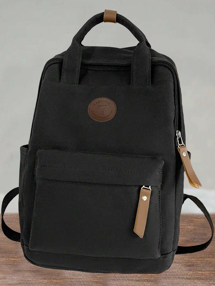 Women's Small Bag Fashion Retro Backpack Portable Nostalgic Backpack File Bag Commuting Small Backpack - Multicolor - View 1