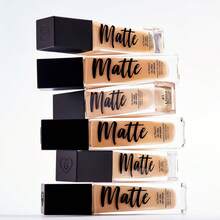 Base Botella cuadrada con 9 colores polvo base líquido Matte Oil Free - Medium Tan - Ver 5