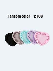 1/2pcs Cat/Dog Lover Gift And Dog/Cat Mom Love Pet Silicone Bowl, Cat/Dog Lover Gift And Dog/Cat Mom Love Pet Food Bowl For Cat Lover And Cat Mom Loves & Dog Lover And Dog Mom Loves, Foldable Portable Silicone Material