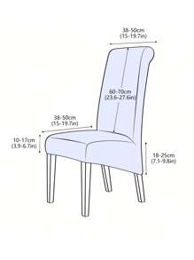 1 szt./4/6 szt. XL Wodoodporny pokrowiec na krzesło z mlecznego jedwabiu Pokrowce na krzesła do jadalni Elastyczne żakardowe wysokie oparcie Elastyczne pokrowce na krzesła do salonu Kuchnia Możliwość prania w pralce Zdejmowane pokrowce na krzesła do jadalni, kuchni, bankietów, pokrowce na krzesła do jadalni, pokrowce na krzesła, Boże Narodzenie