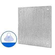 Película de Sombra para Ventanas, Protector de Sombra para el Hogar, Película de Aislamiento de Papel de Aluminio, Película de Protección Solar Anti-UV para Habitaciones
