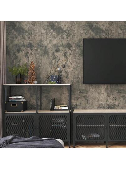 Roll Of Retro Cement Grijs Self Adhesive Wallpaper Bruin Thickened 3D Stereo Industrial PVC Removable Tearable Peel Stick Contact Paper Room Home Wand Bathroom Wallpapers Kitchen view 9