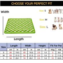Summer Cool Multipurpose Pet Mat, Anti-Dirty Anti-Chew Removable & Washable Soft Comfortable Easy-To-Clean Dog Bed Cat Bed, Suitable For Small Medium Large Dogs And Cats, All Seasons, Available In Multiple Colors - Multicolor - View 15