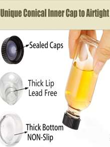 2 Oz kleine Glasflaschen: Mehrfachpackung, Mehrzweck & wiederverwendbar. Werfen Sie einen Blick auf diese 2 Oz (60ml) kleinen Glasflaschen! Erhältlich in transparent oder braun. Sie können zwischen 5er-Pack, 3er-Pack, 2er-Pack oder Einzelflasche wählen.