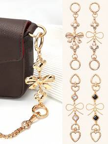 Verlängerungskette für Damentaschen, Schleifenmuster, Tragegriffverlängerung für Handtaschen, Umhängetaschen, dekorative Kette für Damentaschen, Geschenke für Paar, Reiseaccessoires, Outdoor- und Büro-Essentials