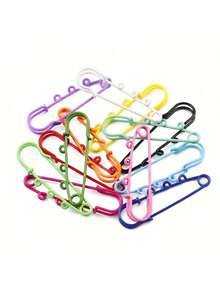 5/10/20/30/50/60/80/100枚 60毫米 多色安全别针胸针 - DIY珠宝制作空白底座和配件，胸针别针，DIY用品