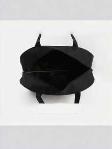 Large Capacity Wheeled Travel Bag With Handles, Fashionable And Waterproof - Black - View 5