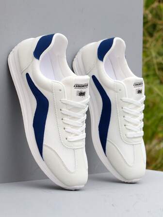 男士透气网眼运动鞋，2025年新款夏季休闲减震跑步鞋