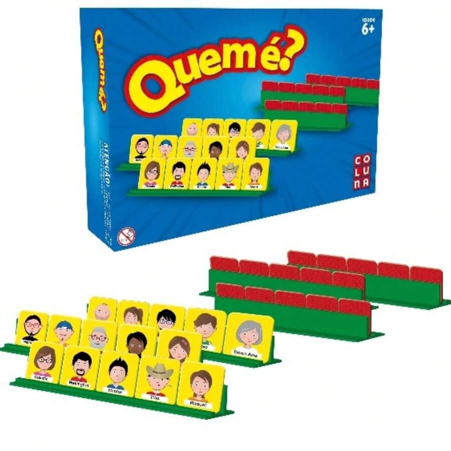 Jogo De Tabuleiro Quem É Voce Estilo Cara a Cara - Coluna - Multicolorido - Visão 1
