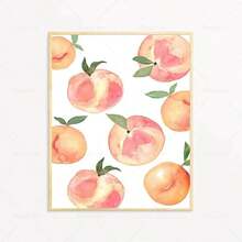 1 Stück Geschenk Moderne Früchte-Poster Avocado Zitrone Wassermelone Pfirsich Papaya Wandkunst Leinwandmalerei Nordischer Druck Küche Heim Dekoration Optional mit Rahmen - Verschiedenfarbig - Übersicht 63