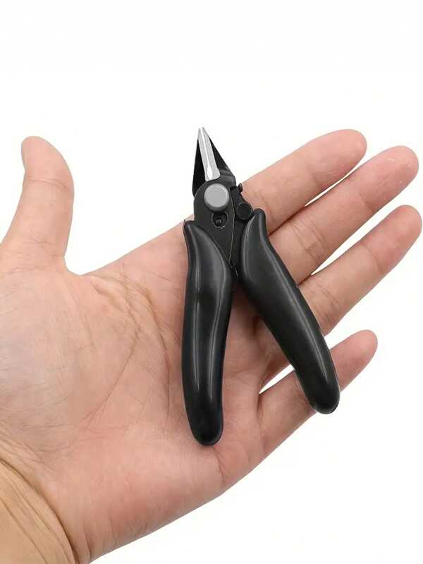 1pc 3.5 Inch Jewelry Cutter Mini Wire Cutter For Jumper Line Wire Tie Cutting For Electronic Circuit Electrician DIY Plier
