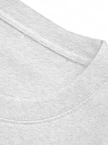 Made In Japan, Spring/Summer Cotton, Round Neck, Loose Fit, Versatile, Simple, English Print Short-Sleeve T-Shirt