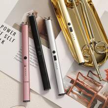 1 Rechargeable USB Color Electronic Lighter - Featuring Windproof And Portable Features, Suitable For Aromatherapy, Scented Candles, Gas Stoves, Barbecues, Camping And Home Use - An Excellent Choice As A Valentine's Day And New Year Gift - Rượu sâm banh - Xem 5