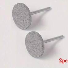 Brocas de diamante hipoalergênicas para unhas, 1/2/5/9 peças, discos de polimento para pedicure, remoção de calos, esfoliante de pele morta, lixa elétrica para pés, haste de 20 mm para uso em salão de beleza