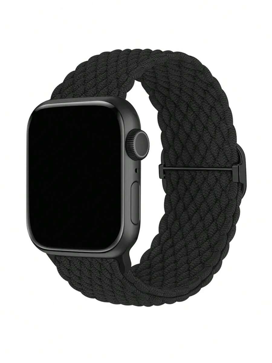 Braided Stretchy Solo Loop Compatible With Apple Watch Band 38mm 40mm 41mm 42mm 44mm 45mm 46mm 49mm For Women Men, Starlight Nylon Elastic Straps Wristbands Compatible With Apple Watch Ultra 2 Series 10 9 8 7 6 SE 5 4 3 2 1 As A Gift For Students Returning To School