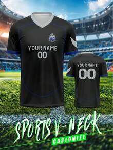 Custom 2025 Chelsea Breathable Quick-Dry 210g V-Neck Sports Team Club Training Jersey, Personalized With Name, Number, Logo For Daily Casual, Party, Comfortable Fit For Men And Women - Multicolor - View 2