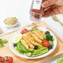 24-Piece Spice Jars With Lids And Labels- 120 ML Glass Spice Containers With Sealed Lids, Dual Filters Seasoning Jars Organizers For Kitchen Storage, Gift Sets - Clear - View 5