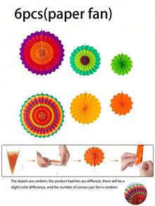 20 món - Đồ trang trí tiệc ngày lễ đầy màu sắc, Bộ trang trí tiệc bằng quạt giấy lễ hội, Quạt giấy treo theo chủ đề Mexico, Bộ trang trí tiệc bằng quạt giấy, Cờ nhiều màu, Vòng hoa, Biểu ngữ, Đồ trang trí xoáy treo (Nhiều màu), Giáng sinh, Đạo cụ chụp ảnh lễ hội hóa trang, Tiệc hồ bơi, Đám cưới mùa hè & Trang trí phòng tự làm, Lễ hội hóa trang, Tốt nghiệp, Trở lại trường, Halloween, Lễ tạ ơn, Sinh nhật - Nhiều màu - Xem 12