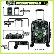 1pc Card Holder /5PCS Cute Luggage Set 5 Piece Suitcase Set 16inch Hardside Luggage With Spinner Wheels Boys Carry On Luggage Travel Rolling Luggage Carry On Luggage Airline Approved Vacation Travel Accessories Summer Travel Essentials Bag For School School Accessories School Stuff