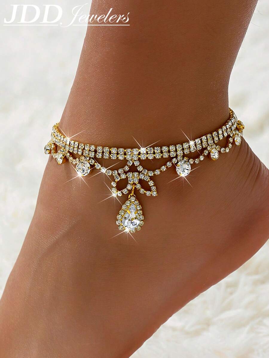 1pc Women's Minimalist Multi-Function Beach Foot Jewelry Chain - Multicolor - View 1