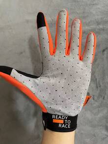 2024 Orange Off-Road Motorcycle Outdoor Riding Full Finger Wear-Resistant Gloves,Winter Hand Warmers