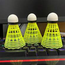 5/10pcs Nylon Badminton Shuttlecocks, Mixed Colors (Yellow/White Option), Lightweight, Durable High-Speed Badminton Shuttles For Outdoor Sports, Suitable For All Ages, Indoor And Outdoor Training