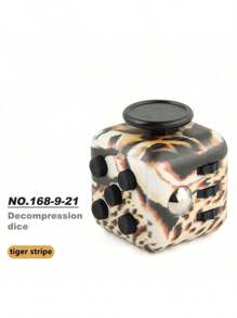 Multi-Color Cube/Dice Toy, Creative Stress Relief Toy For Teenagers And Adults, Fidget Desk Decor