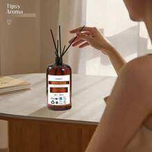 500ml Nachfüllung von Aromatherapie Ätherisches Öl, für Kerzenmachen, Aromatherapie, Aromatherapie Diffuser Luftbefeuchter, Natürlicher Kristall Aroma Diffuser, Diffuser Holz und mehr verwendbar