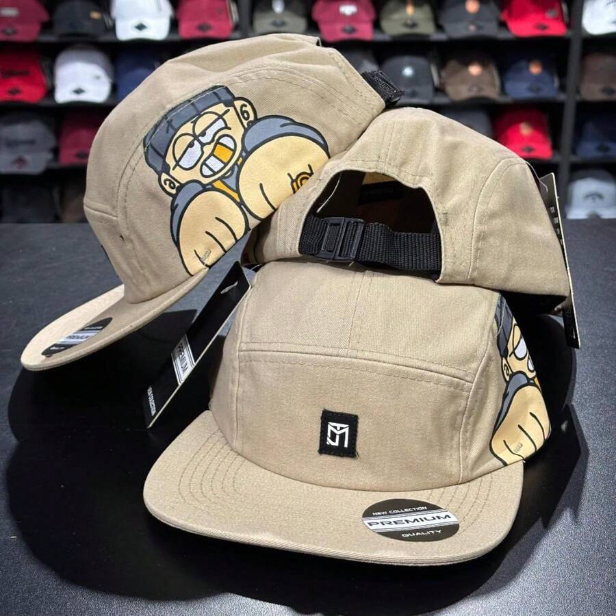 ORIGINAL 5 PANEL FIVE PANEL CAP TOGETHER AND MIXED - STRAPBACK ADJUSTMENT - Beis - Ver 1