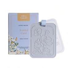 1pc Refillable Hanging Air Freshener - 30-Day Floral Scent For Car Closet Shoe, Long Lasting Vehicle Accessory With Gift Ribbon