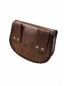 1 Pieza Bolsa de Cinturón con Relieve Vikingo, Bolso Lateral Vintage Medieval, Bolsa de Cinturón Portátil de la Edad Media para Disfraz, Cosplay, Halloween