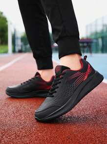 Herren Low-Top-Freizeitschuhe zum Schnüren, einfache, vielseitige Outdoor-Mode-Sneaker für alle Jahreszeiten