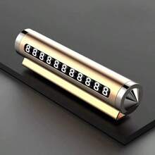 Easypie Selection Temporary Parking Phone Number Plate With Window Breaker, Emergency Hammer & Rollers For Car Interior, Temporary Parking Placard, Phone Number Plate For Moving Vehicle