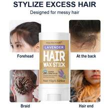 MISS FACTORX 5pcs Hair Wax Stick, Wig Wax Stick, Hair Flyaway & Edge Curl Gel Stick, Easy Absorption, Non-Greasy