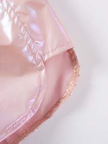 1 buc. Pantaloni scurți drăguți iridescenți pentru fete, îmbrăcăminte de vară la modă pentru copii