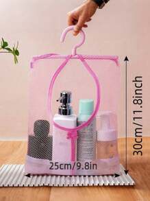 Hangable Storage Mesh Bag, Multi-Purpose Clothespins Organizer Storage Bag, Kitchen Bathroom Multi-Purpose Hanging Storage Bag, Drying And Storage Supplies, Kitchen Accessories, Bathroom Accessories, Home Organization And Storage Supplies